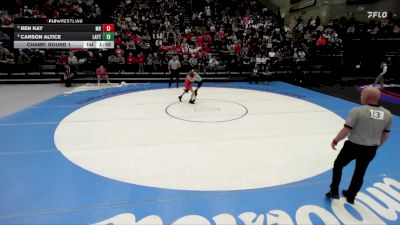 6A 106 lbs Champ. Round 1 - Ren Kay, Mountain Ridge vs Carson Altice, Layton