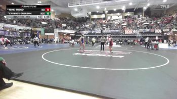 190 lbs Champ. Round 1 - Cadence Greeson, Norton Community HS vs Nikki Trego, Osage City Hs