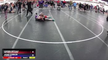 120 lbs Round 5 - Cayden Metcalf, MWC Wrestling Academy vs Ayden Kuebler, GI Grapplers