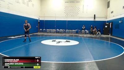 140 lbs Cons. Round 2 - Connor Blair, Palmer High School vs SAMUDRA SANJOYO, Kodiak