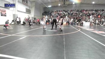 52 lbs Consolation - Adam Brummett, Sperry Wrestling Club vs Weston Olvera, Honey Badgers Wrestling Club