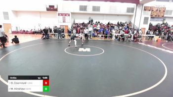 144 lbs Consolation - Ben Cournoyer, Longmeadow vs Mason Hinshaw, Marblehead/Swampscott