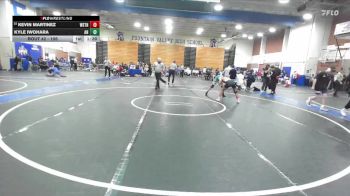 106 lbs Champ. Round 2 - Kyle Iwohara, Aliso Niguel vs Kevin Martinez, Western