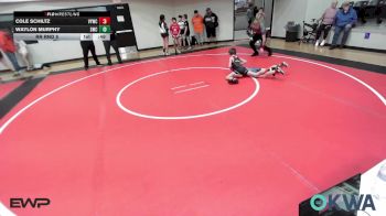 70-75 lbs Rr Rnd 5 - Cole Schiltz, Verdigris Youth Wrestling vs Waylon Murphy, Salina Wrestling Club