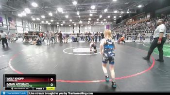 78 lbs Quarterfinal - Wolf Knopp, Buzzsaw WC vs Kasen Davisson, Okanogan Underground WC