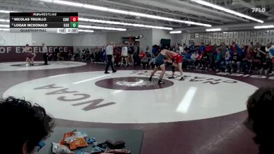 141 lbs Quarterfinal - Logan McDonald, Iowa Lakes CC vs Nicolas Trujillo, Central