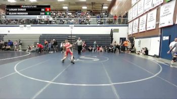 95 lbs Cons. Round 1 - Elijah Nebeker, 208 Badgers Wrestling Club vs Logan Dumas, Suples Wrestling Club