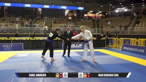 Noah Benhaoua Faux vs Daniel Amundsen 2025 Pan Jiu Jitsu IBJJF Championship
