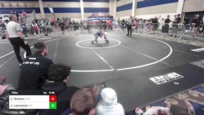 70 lbs Final - Chayton Nielsen, Spring Hills WC vs Julian Lawrence, Red Wave WC