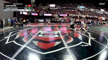 A - 144 lbs Cons. Round 2 - Johnny Paxson, Custer Co. (Miles City) vs Gabe Kosters, Libby / Troy