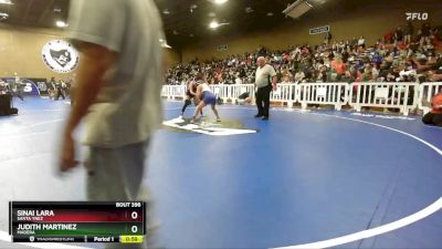 105 lbs Cons. Round 5 - Judith Martinez, Madera vs Sinai Lara, Santa Ynez