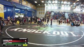 106 lbs Quarterfinal - Lucas Layne, NBWA vs Lazaro Soto, Eagle Empire