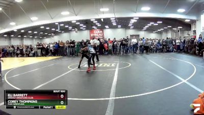 67 lbs Champ. Round 3 - Eli Barrett, Grizzly Wrestling Club vs Corey Thompkins, Flex Wrestling