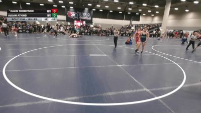 165 lbs Cons. Sub-quarters - Alijah Atkins, Irish Wrestling Club vs Kalin Thompson, Norfolk Wrestling Club