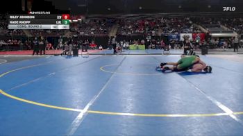 132 lbs Cons. Round 2 - Riley Johnson, Lewiston vs Kade Knopp, Lakeland