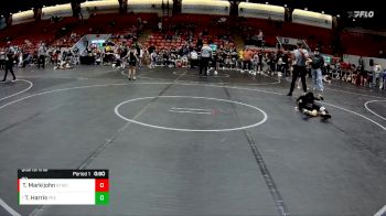 80 lbs Quarterfinal - Trayvon Harris, PeerPressureElite vs Tj Markijohn, Sly Fox Wrestling Club