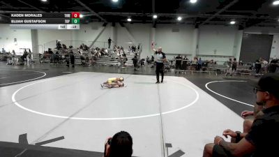 54 lbs Consi Of 8 #1 - Kaden Morales, Threshold WC vs Elijah Gustafson, Top Rank Hammers