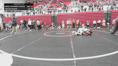 126 lbs 3rd Place - Angel Gutierrez-Thomas, Cobra Kai Elite Wrestling vs Tristan Peters, Bristow Wrestling Club