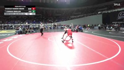 6A Boys 126 lbs Cons. Round 2 - Curran Smeller, Cleveland Boys vs Charlie Vander Meide, McMinnville Boys