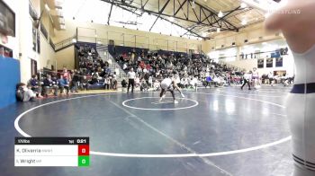 172 lbs 7th Place - Kevin Olivarria, Manheim Township vs Isiah Wright, Malvern Prep