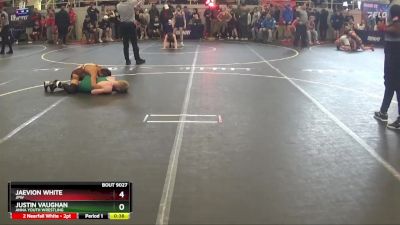 100 lbs Quarterfinal - JaeVion White, JPW vs Justin Vaughan, Anna Youth Wrestling