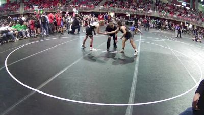 165 lbs Round 1 - Braegan Jennings, St. Paul vs Izzy Lopez, DC West Youth Wrestling