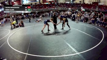 120 lbs Semifinal - Eden Clark, 308 Wrestling Academy vs Olivia Maldonado, Nebraska Elite Wrestling Club