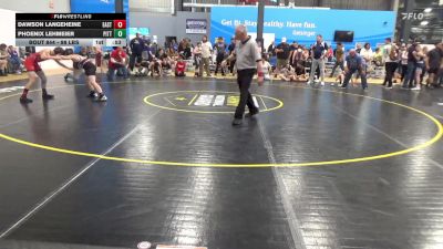 98 lbs Consi Of 8 #2 - Dawson Langeheine, East Berlin vs Phoenix Lehmeier, Pittsburgh