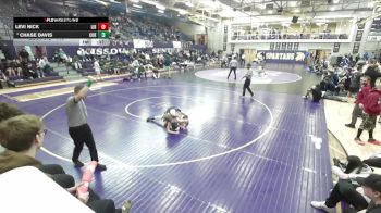 110 lbs 7th Place Match - Chase Davis, Corvallis vs Levi Nick, Libby