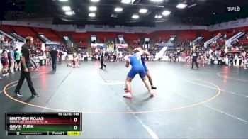 189 lbs Cons. Round 2 - Gavin Turk, Ares vs Matthew Rojas, Wrestling University-FL