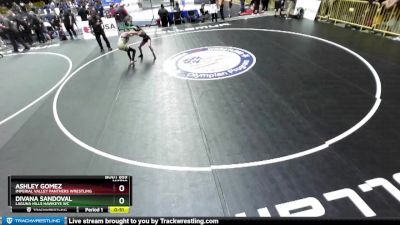 95 lbs Quarterfinal - Divana Sandoval, Laguna Hills Hawkeye WC vs Ashley Gomez, Imperial Valley Panthers Wrestling