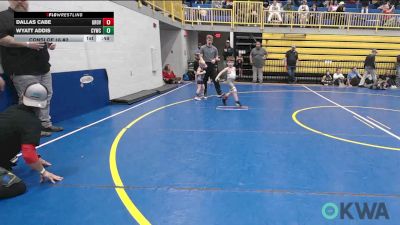45 lbs Consi Of 16 #2 - Dallas Cabe, Grover Rains Wrestling Club vs Wyatt Addis, CYWC