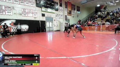 155 lbs Champ. Round 3 - Daniela Sierra, Pioneer Valley vs Elizabeth Delgadillo, Santiago (Garden Grove)