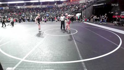 165 lbs Quarterfinal - Nathan Swarner, East Kansas Eagles vs Markos Black, Marceline Kids Wrestling