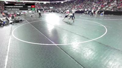 D3-132 lbs Cons. Semi - Cooper Schramski, Cumberland vs Tyler Beekman, Oconto