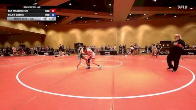 100 lbs Champ. Round 3 - Jay McQuiston, Pennsylvania vs Riley Smith, Pennsylvania