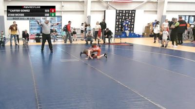 49 lbs Quarters - Carter Gomez, Top Of The Rock Wrestling Club vs Lyam McKee, Uintah Wrestling