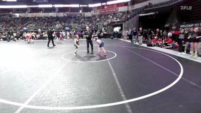 69.6 lbs 5th Place - Maeleigh Chrisco, Higginsville Youth Wrestling Club vs Jessie Bentley, Brushy WC