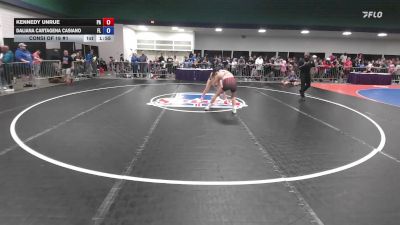 124 lbs Consi Of 16 #1 - Kennedy Unrue, PA vs Daliana Cartagena Casiano, FL