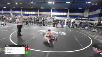 106 lbs Round Of 16 - Carson Davies, Monster Garage vs Aiden Sweat, Kalispell WC