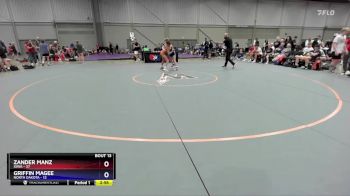 106 lbs Quarters & 1st Wb (16 Team) - Zander Manz, Iowa vs Griffin Magee, North Dakota