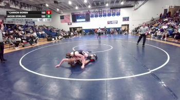 144 lbs 1st Place Match - Cannon Boren, Thermopolis vs Jacob Stirling, Thunder Basin High School
