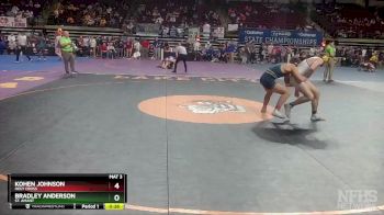 D 1 170 lbs Cons. Round 4 - Bradley Anderson, St. Amant vs Kohen Johnson, Holy Cross