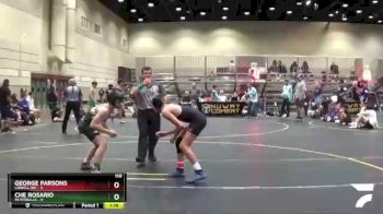 110 lbs Quarterfinals (8 Team) - George Parsons, Lowell WC vs Che Rosario, Mi Pitbulls