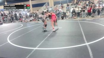 136 lbs Consi Of 16 #2 - Sophia Garcia, Lancer WC vs Safirah Ladore, Lahaina Roughnecks
