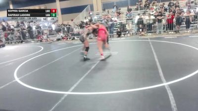 136 lbs Consi Of 16 #2 - Sophia Garcia, Lancer WC vs Safirah Ladore, Lahaina Roughnecks