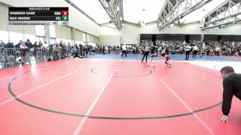 63-M lbs Consi Of 16 #1 - Dominick Gage, Rhino Wrestling vs Max Mingee, Steller Trained