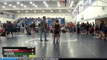 111 lbs Cons. Semi - Caitlin Mai, Arnold O Beckman vs Samantha Oliva, Gladiator Wc