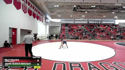 125 lbs Semifinal - Billy Colloca, Oneonta State vs Xavier DeJesus Remchuck, Utica