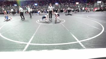 80 lbs Round Of 16 - Ari McKenna, Team Nazar vs Case Rogers, Auburn Takedown